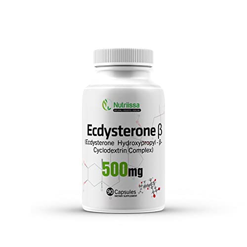Nutriissa Ecdysterone - Natural Anabolic Dietary Supplement – Clinically Tested Muscle Accelerator