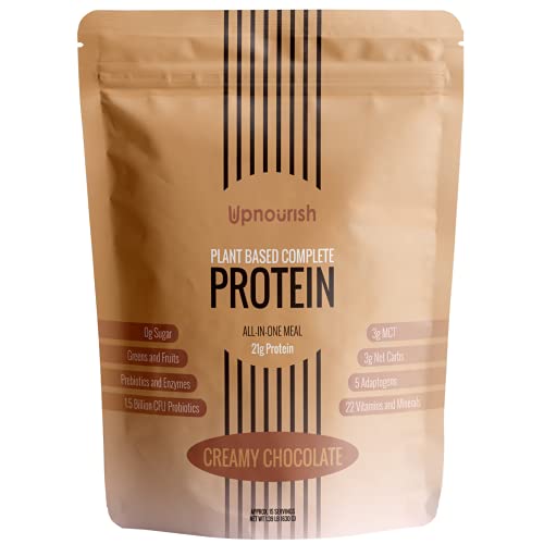 Plant Based Protein Powder Chocolate - Lactose & Dairy Free Protein Powder - Vegan Protein Shake Mea