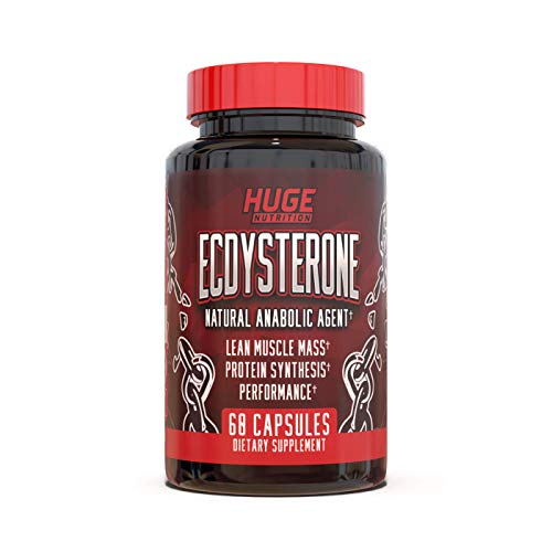 Huge Supplements, Natural Ecdysterone Anabolic Agent, Increases Lean Muscle Mass, Exercise Performan