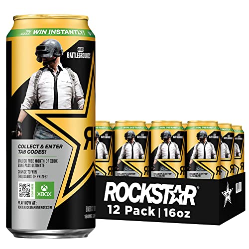 Rockstar Energy Drink, Original, 16oz Cans (12 Pack)
