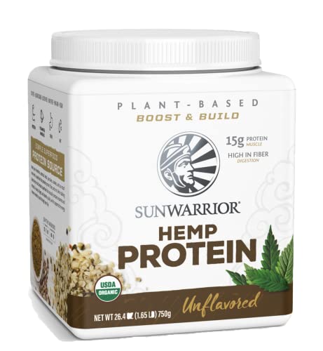 Sunwarrior Hemp Protein Powder | Plant Based Protein Powder Organic Unsweetened Gluten Free Vegan Pr