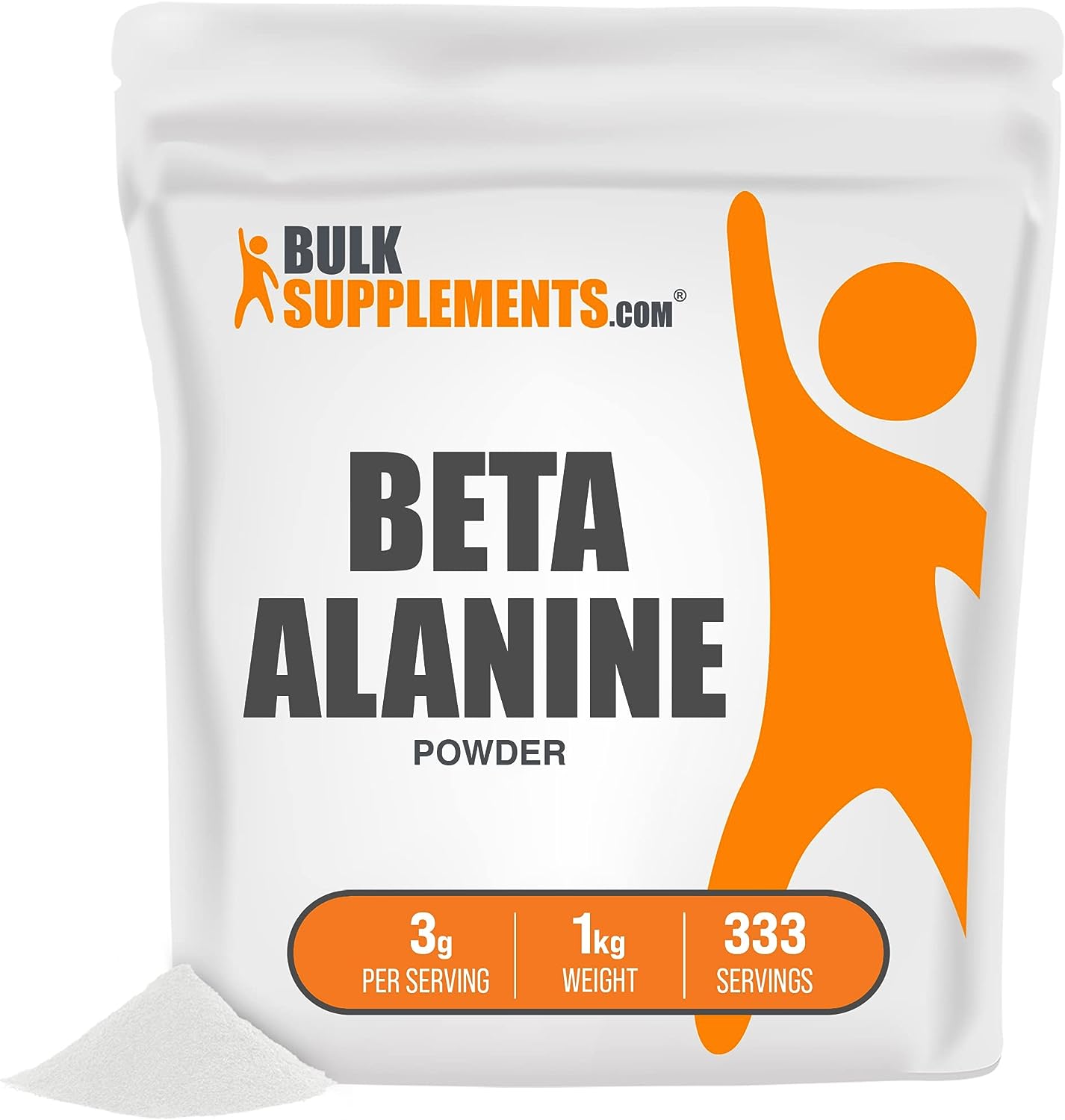 Beta Alanine Powder - Unflavored Pre Workout - Beta Alanine Supplement - Vegan Pre Workout - Pre-Workout for Women & Men - Muscle Recovery Supplements (1 Kilogram - 2.2 lbs)