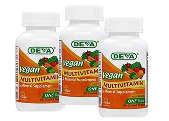 deva vegan multivitamin product